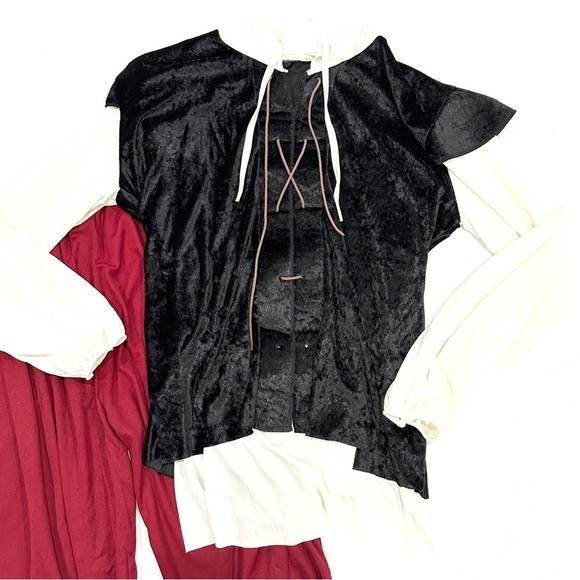 Spirit Halloween Adult Men’s Bar Keeper 2pc Halloween Cosplay Costume - Picture 6 of 9